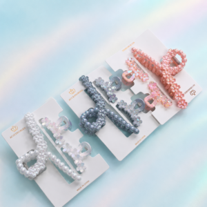Set de 2 Pinches Grandes + 1 Mini con glitter - Imagen 6