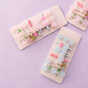 Set 7 Pinches Sakura Cristal para Cabello - Imagen 4