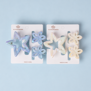 Set de Pinches Estrella y Flor Estrella Sakura