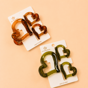 Set de 1 Pinche Grande + 2 Mini Corazones - Imagen 4
