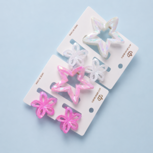Set de Pinches Estrella y Flor Estrella Sakura - Imagen 5