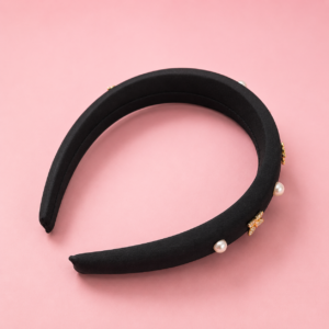 Cintillo Perla + Estrellas Coquette