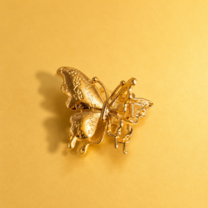 Set Mini pinches Mariposa Dorada | 2 Piezas