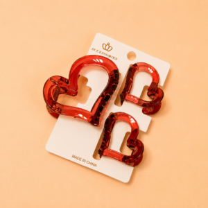 Set de 1 Pinche Grande + 2 Mini Corazones