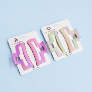 Set Pinches Rectangulares Tornasol | 2 Piezas - Imagen 3