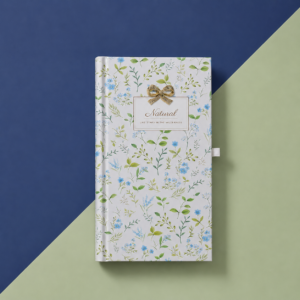 🌸📖 Libreta Tapa Dura Flores Tamaño Bolso - Imagen 3