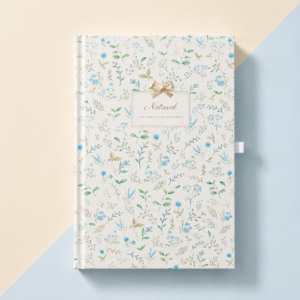 🌸📖 Libreta Tapa Dura Grande Flores A5 - Imagen 2