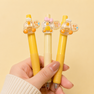 🐥🖊️ Lápiz Pequeño Borrable Patito Kawaii