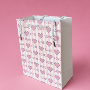Bolsa de Regalo Corazones Coquette Mediana - Imagen 4