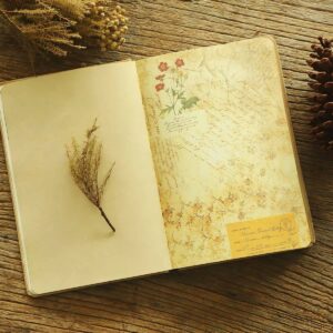 Libreta Vintage Floral Bullet Journal - Imagen 3