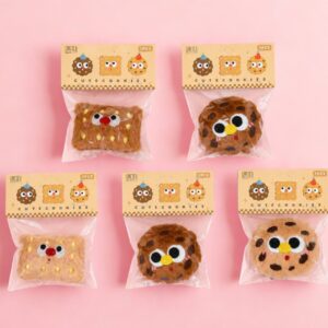Llavero de Peluche con Forma de Galleta - Imagen 2
