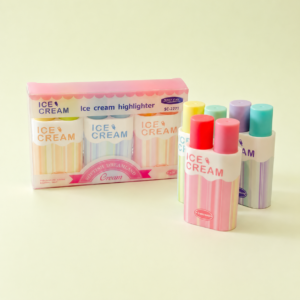 Caja de 3 Mini Destacadores Pastel - Imagen 4