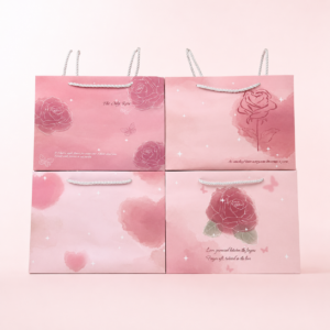 Bolsa de Regalo Rosas Nude Mediana - Imagen 1