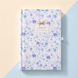 🌸📖 Libreta Tapa Dura Grande Flores A5 - Imagen 3
