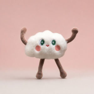 llavero de Peluche Nube de Dibujos Animados - Imagen 4