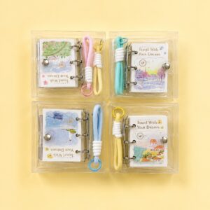 Mini Libreta Acrílica de Viaje con Colgante - Imagen 3