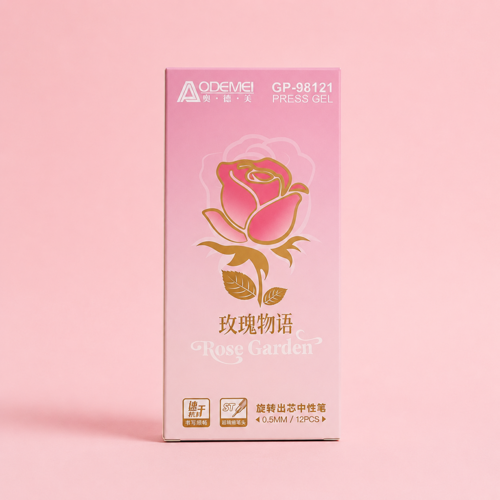 🌹🖊️ Lápices Gel Diseño Rosas 