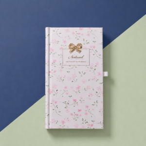 🌸📖 Libreta Tapa Dura Flores Tamaño Bolso - Imagen 6