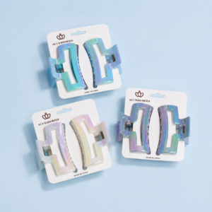 Set Pinches Rectangulares Tornasol | 2 Piezas - Imagen 4