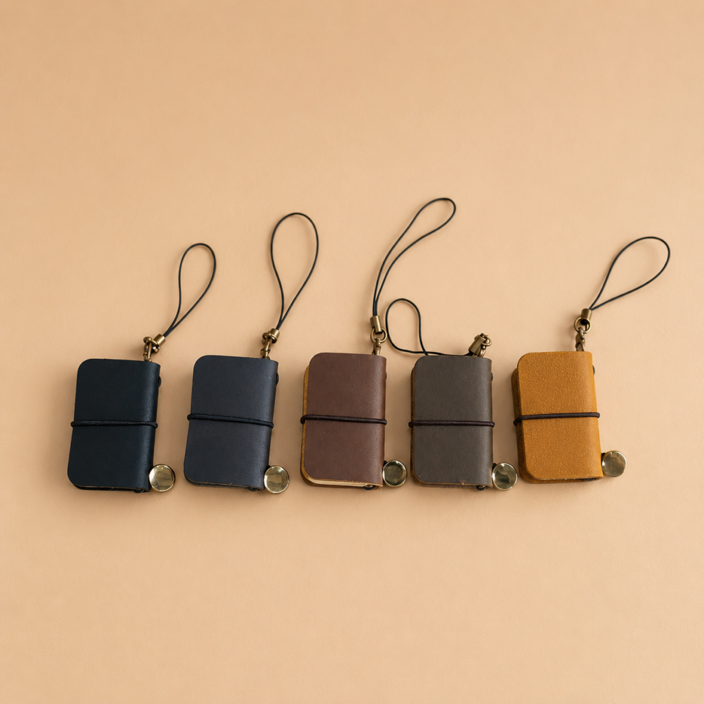Llavero con Mini Libreta vintage