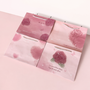 Bolsa de Regalo Rosas Nude Mediana - Imagen 4