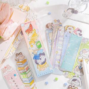 Set de 30 Marcadores de Libros Perritos y Gatitos