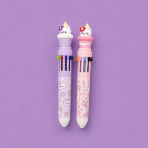 Lápiz 10 Colores Gatito Kawaii - Imagen 4