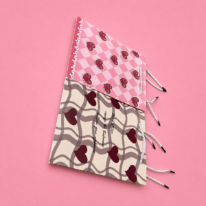 Bolsa de Regalo Corazones Coquette Mediana