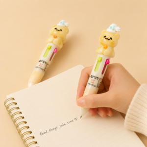 Mini Lápiz 4 Colores Osito Kawaii - Imagen 2