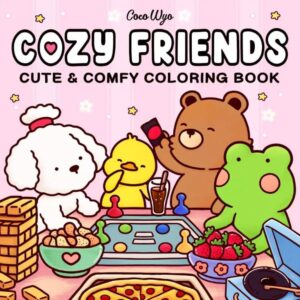 Libro para Colorear Gatitos y Kawaii | 50 Hojas para Pintar - Imagen 9