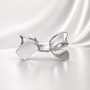 Pinche Metálico Lazo Elegante - Imagen 4