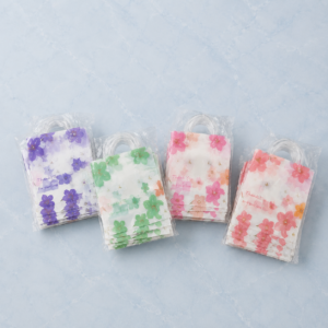 Bolsa de Regalo Floral Sakura con Asa Transparente