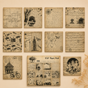 Set de Papeles Decorativos Historias Vintage - Imagen 4