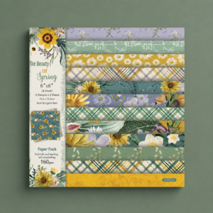 Set de Papeles Decorativos Girasoles y Flores - Imagen 3