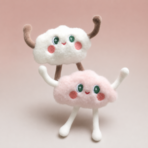 Broche de Peluche Nube Kawaii - Imagen 3